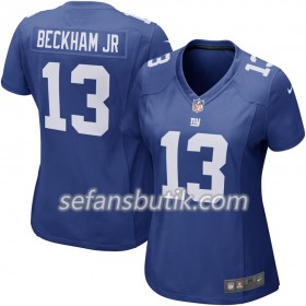 New York Giants Tröjor Odell Beckham Jr 13 Nike Blå - Dame